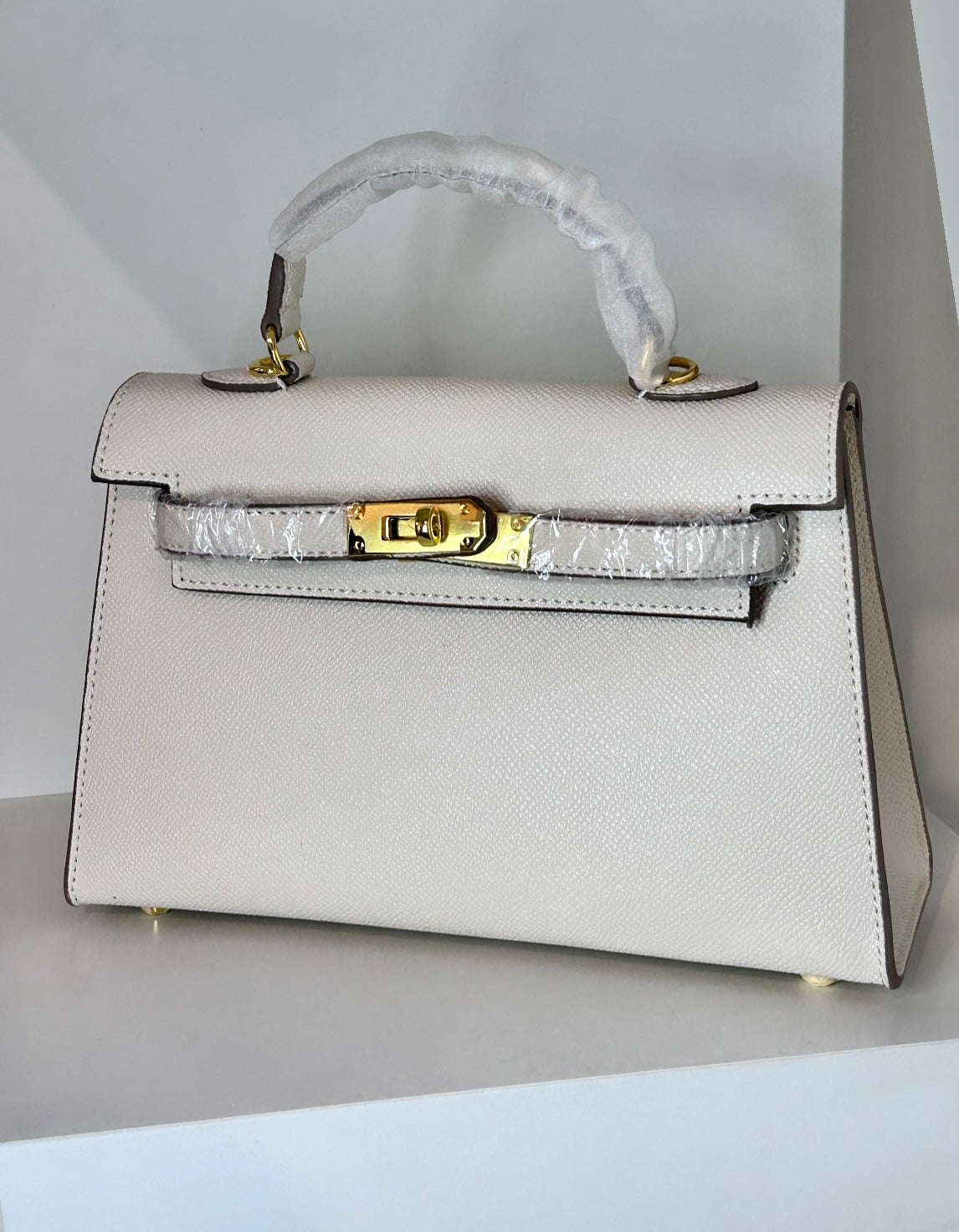 Sac kelly Blanc Cassé