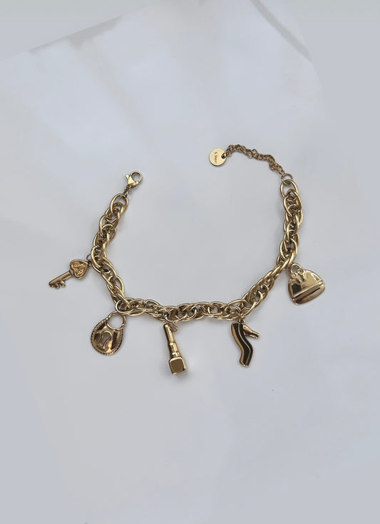 Gourmette Pendantif Sac