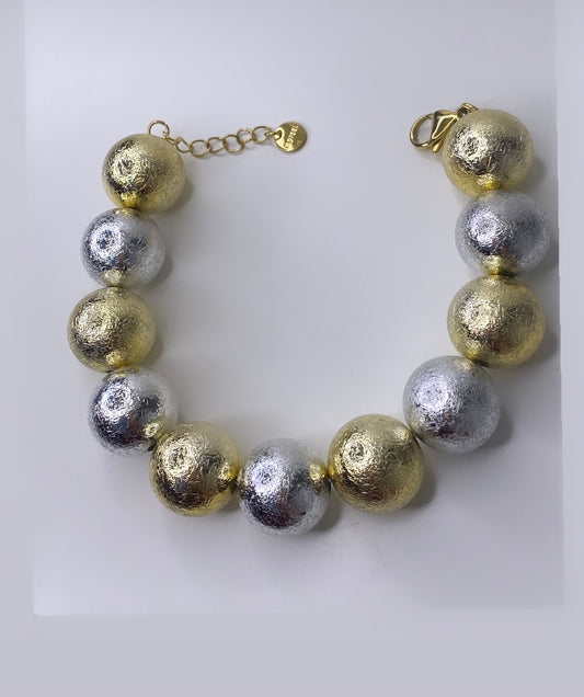 Bracelet Lady Doré et Argenté