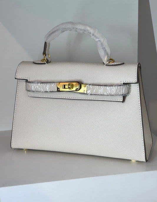 Sac kelly Blanc Cassé