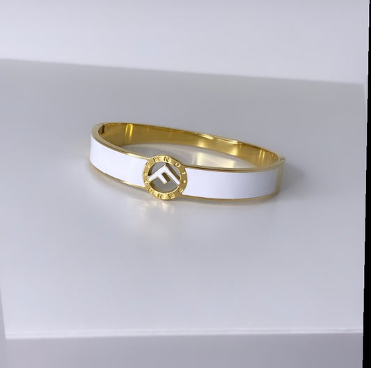Bracelet F Blanc